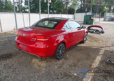 2014 Volkswagen Eos Sport из США, поврежденный, VIN WVWBW8AHXEV005503